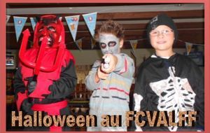 FCVALFF, les enfants fêtent Halloween